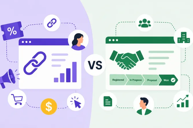 Partner Management Software vs Affiliate Tracking Software: What’s the Difference?