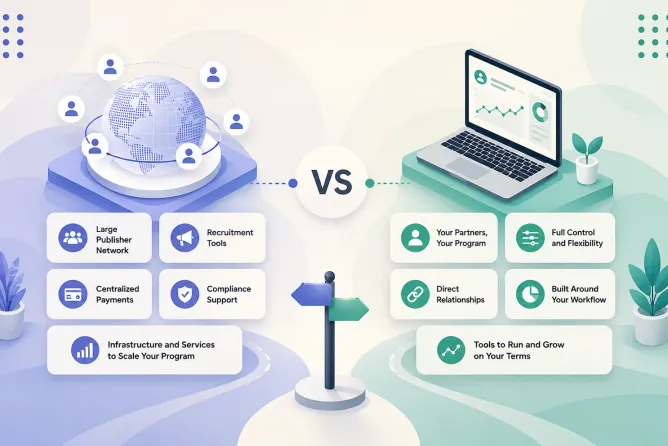 FlexOffers vs. Affiliate Tracking Software: Is the Network Layer Worth It?