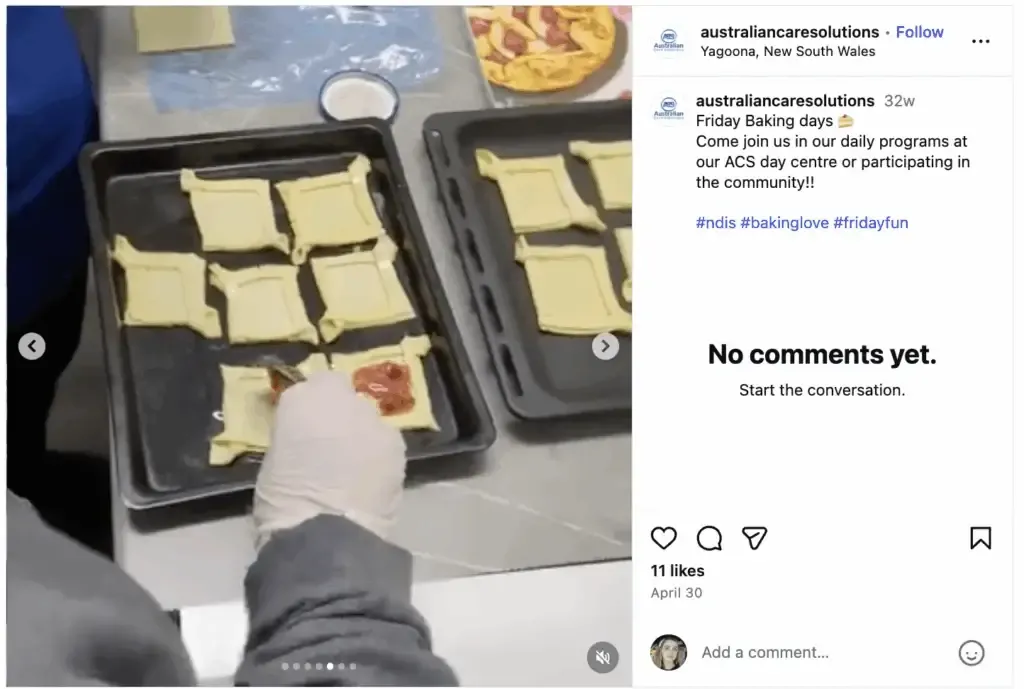 Instagram example