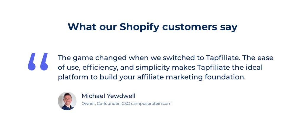 Shopify user review