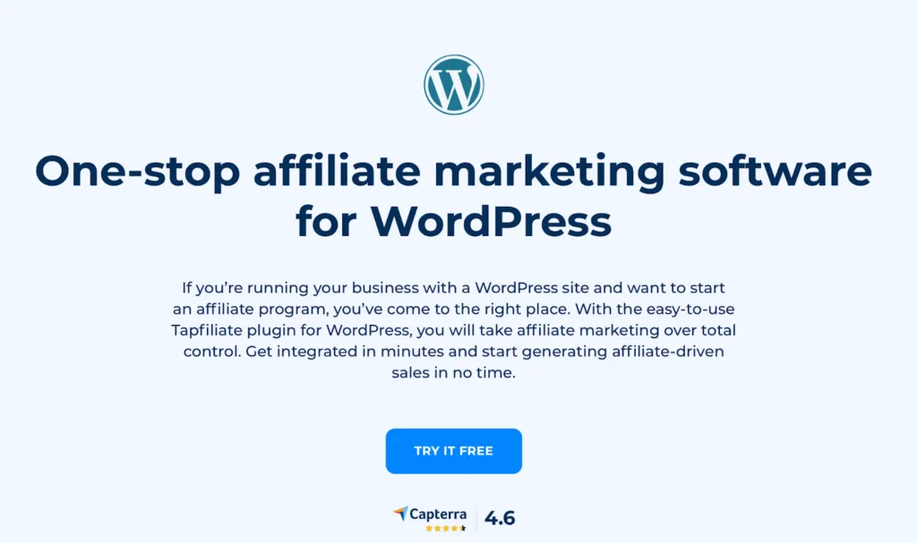 Word Press integration with Tapfiliate